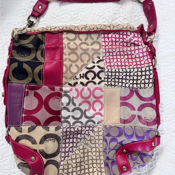 Coach Multicolor Patchwork Shoulder Bag - Picture 13 of 16